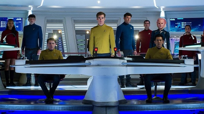 The cast of "Star Trek: Beyond"