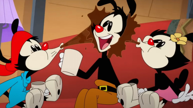 Wakko, Yakko, and Dot Warner in The Animaniacs