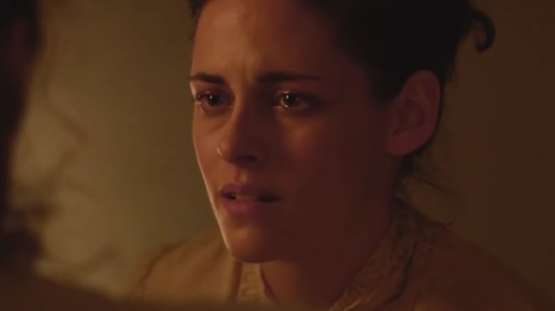 Kristen Stewart teary-eyed