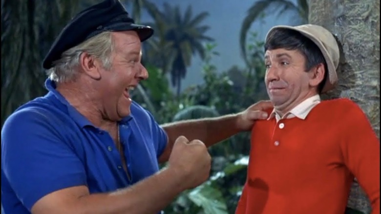 Alan Hale Jr. and Bob Denver in Gilligan's Island