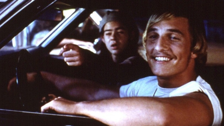 Rory Cochrane and Matthew McConaughey in Dazed and Confused