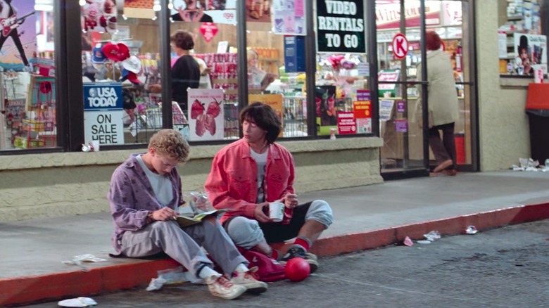 Alex Winter and Keanu Reeves in Bill & Ted's Excellent Adventure