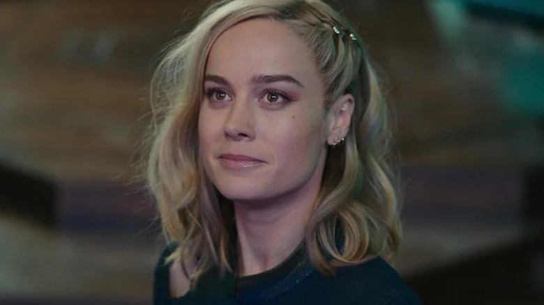 Brie Larson as a smiling Carol Danvers in The Marvels