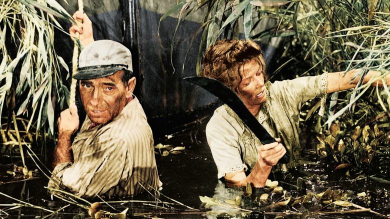 The African Queen Humphrey Bogart Katharine Hepburn