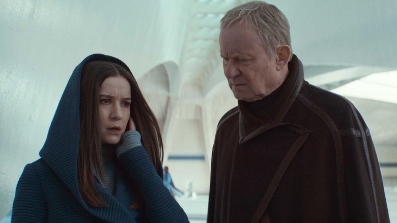 Kleya Marki and Luthen Rael on Coruscant together in Andor