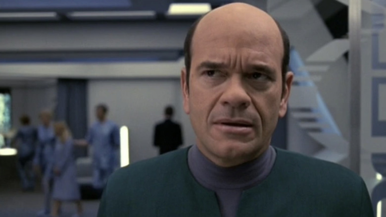 Star Trek: Voyager - The Doctor looking uncertain