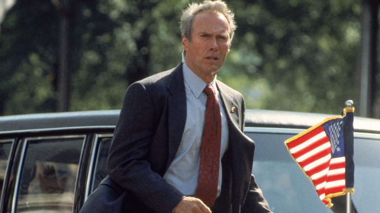 Clint Eastwood as Secret Service agent Frank Horrigan in In the Line of Fire