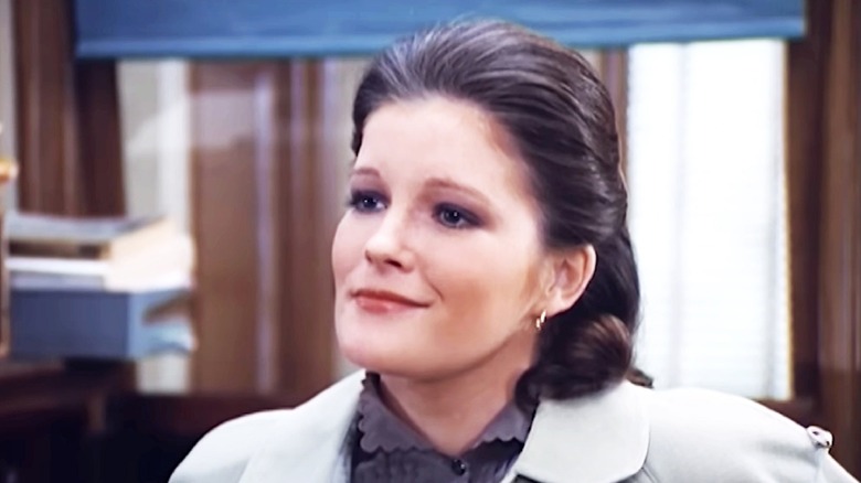 Kate Mulgrew as Kate Columbo looking proud on Mrs. Columbo