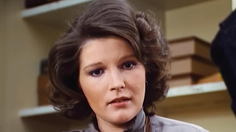 Kate Malgrav as Kate Columbus looks embarrassed in Mrs. Columbus