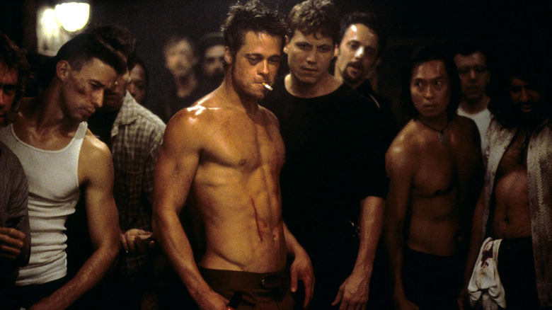 Brad Pitt and Ensemble in Fight Club