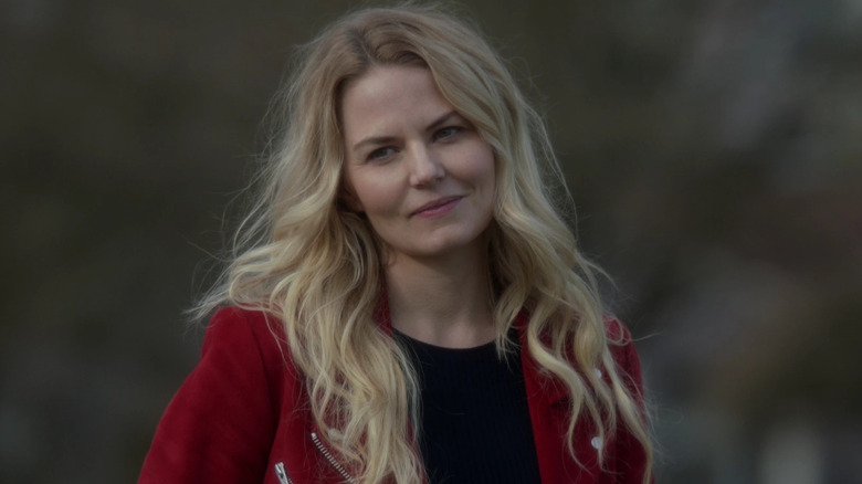 Jennifer Morrison as Emma Swan, smiling on Once Upon A Time