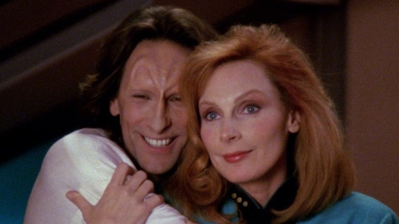 A still from the Next Generation episode "The Host"