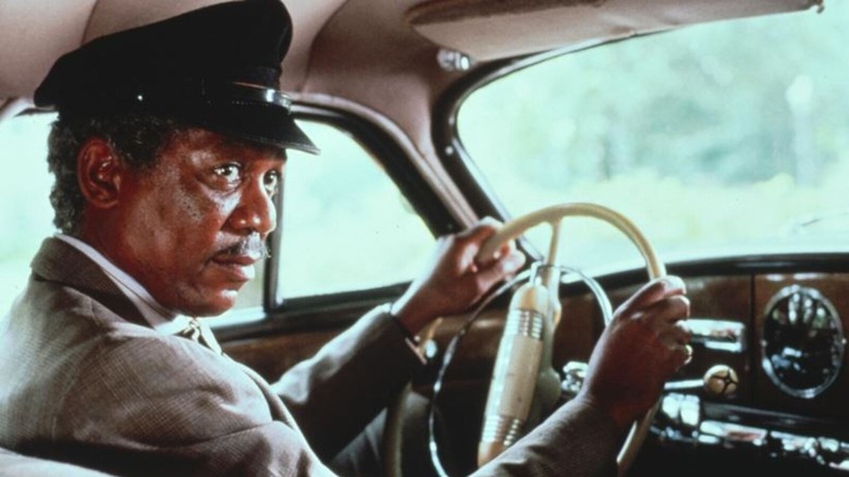 Morgan Freeman driving car in Driving Miss Daisy