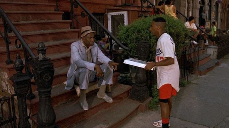 Ossie Davis talk to Spike Lee in Do the Right Thing