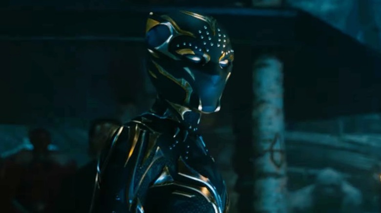 Shuri in Black Panther suit