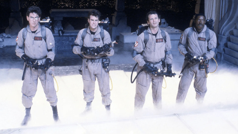 Ghostbusters stand ready to blast Gozer