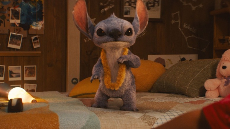 Stitch in a lei in Lilo & Stitch