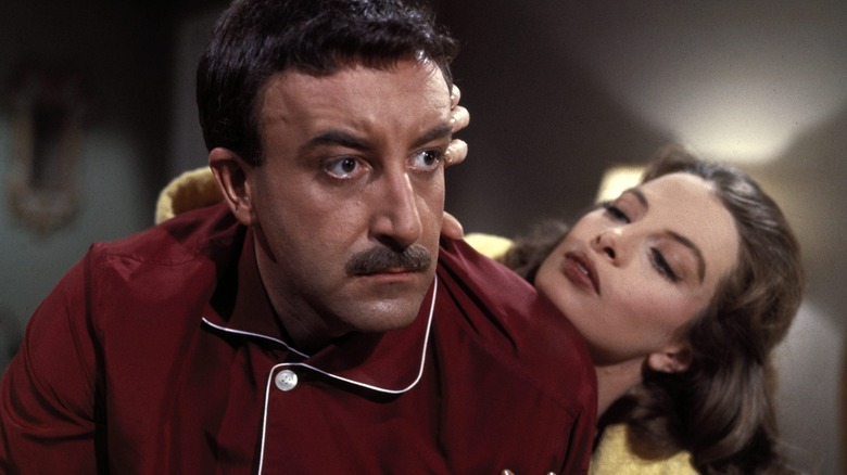 Peter Sellers and Capucine in The Pink Panther