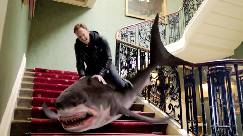 A still from the Sharknado franchise
