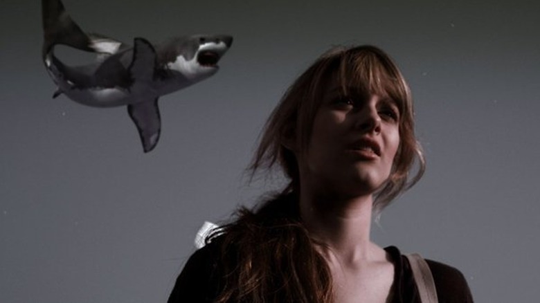 A still from the Sharknado franchise