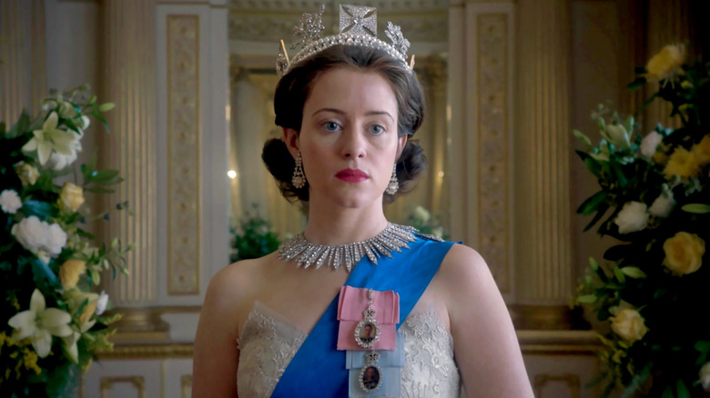 Claire Foy in The Crown