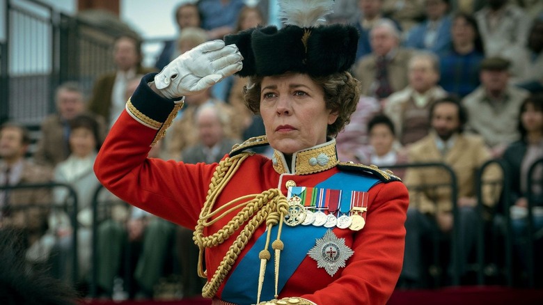 Olivia Colman as Queen Elizabeth II in The Crown