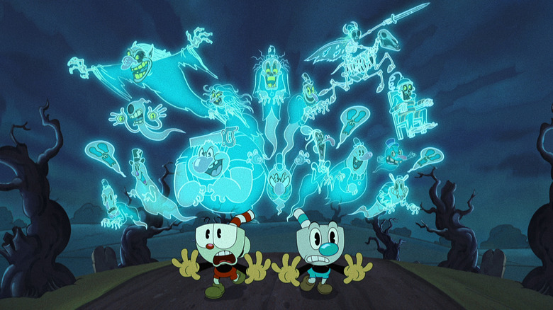 Cuphead and Mugman in The Cuphead Show!
