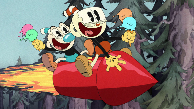 Cuphead and Mugman in The Cuphead Show!