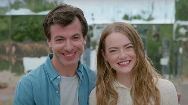 Nathan Fielder and Emma Stone