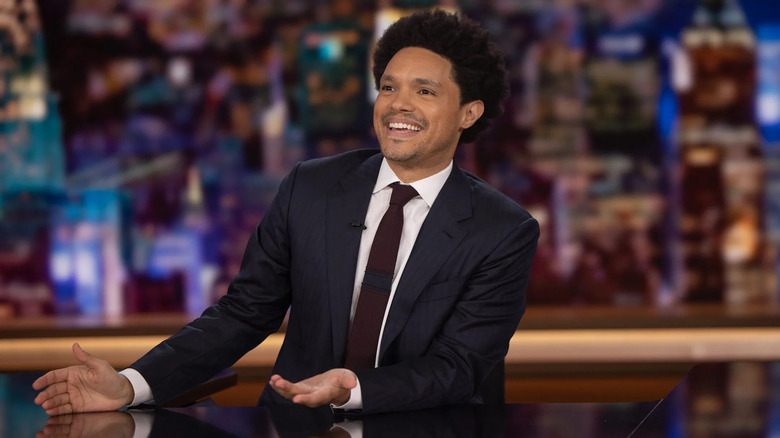 Trevor Noah hosting The Daily Show