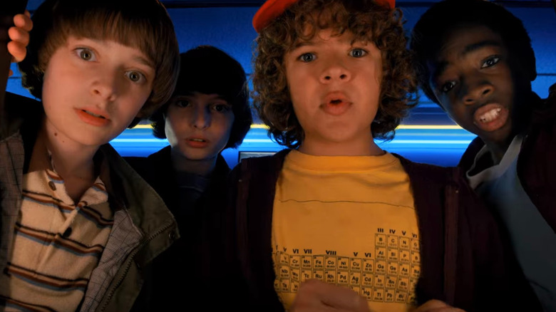 Stranger Things Low-Angle Group Shot