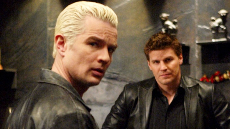 David Boreanez and James Marsters in Angel