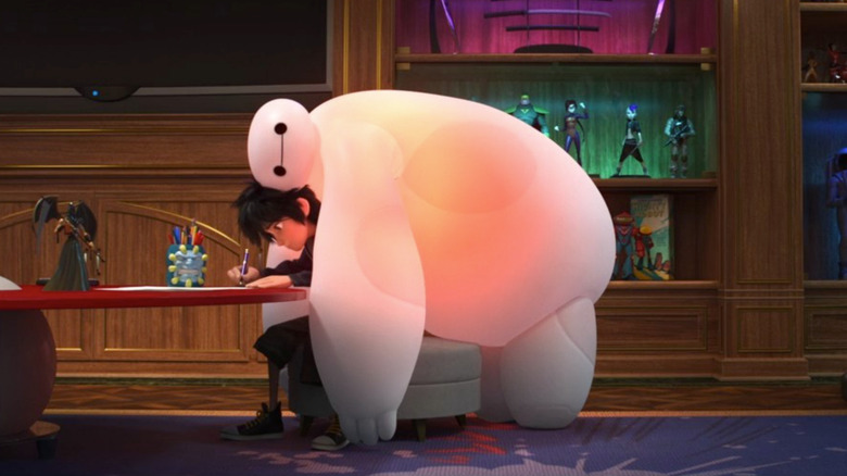 Baymax and Hiro in Big Hero 6