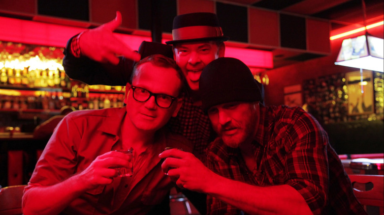 Pat Healy, David Koechner, and Ethan Embry in Cheap Thrills
