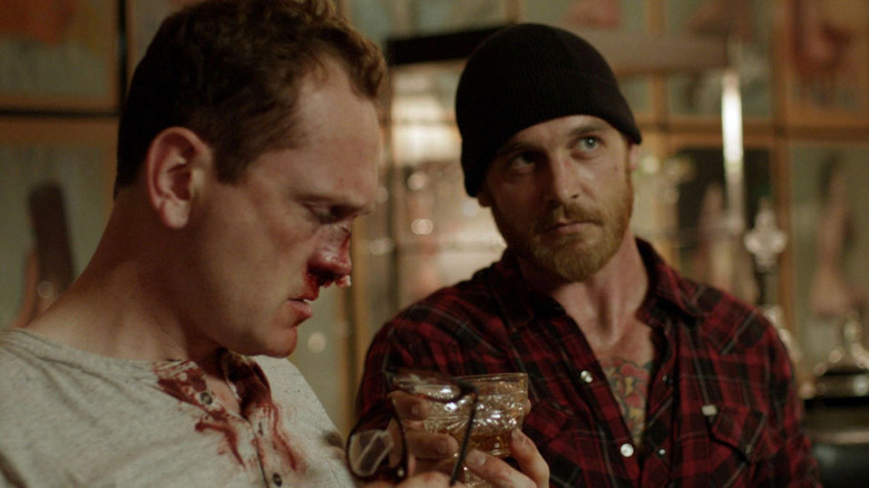 Pat Healy and Ethan Embry in Cheap Thrills
