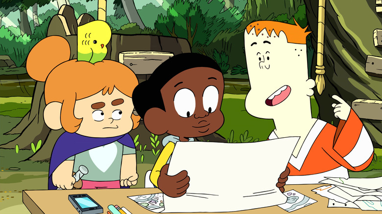 Kelsey, Craig, and J.P. in Craig of the Creek