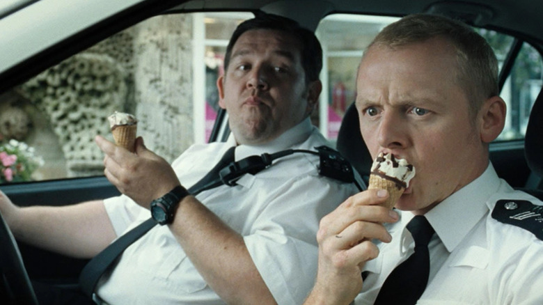 Simon Pegg and Nick Frost in Hot Fuzz