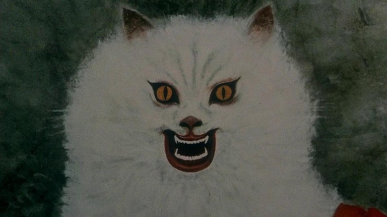 hausu scowling blanche painting