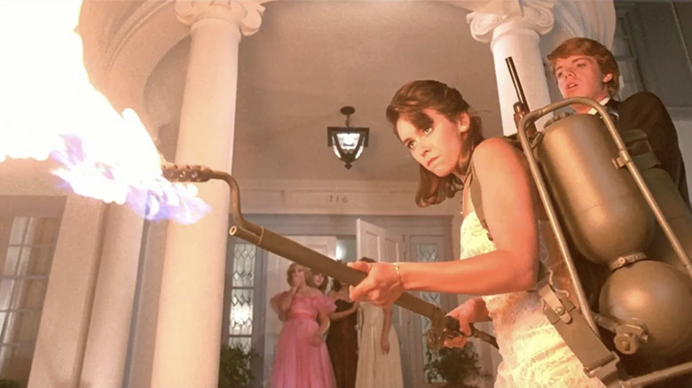 Jill Whitlow and Jason Lively in Night of the Creeps