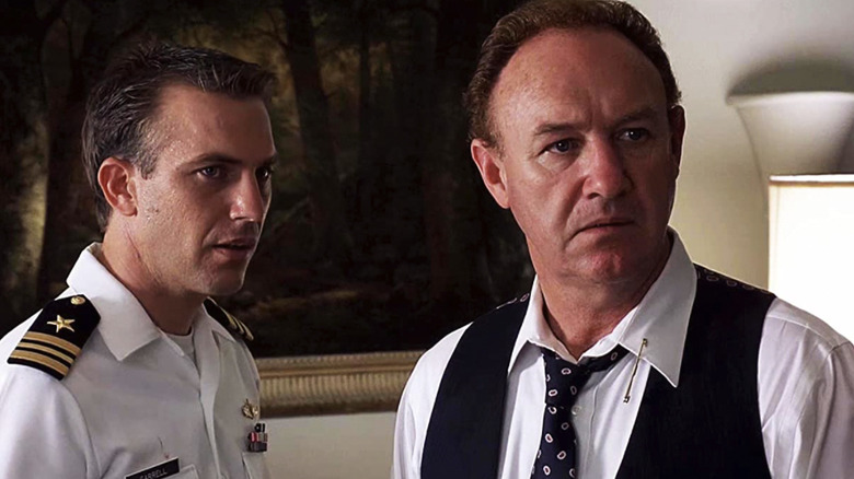 Kevin Costner and Gene Hackman in No Way Out