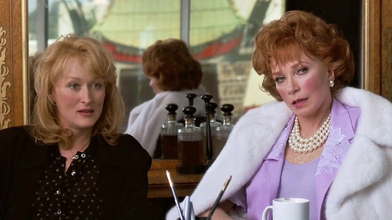 Meryl Streep and Shirley MacLaine in Postcards from the Edge