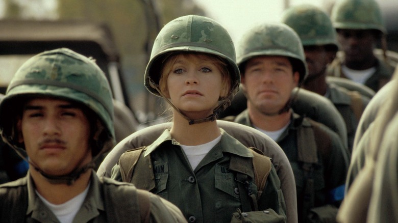 Goldie Hawn as Private Judy Benjamin in Private Benjamin