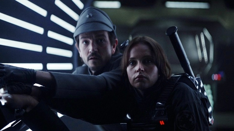 Rogue One Diego Luna Felicity Jones