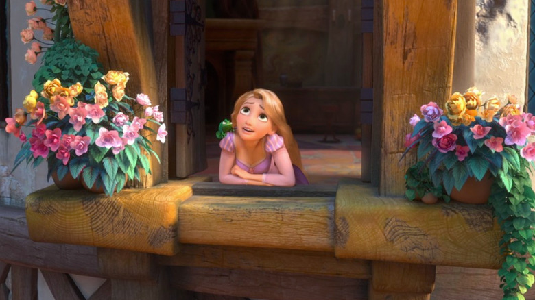 Mandy Moore as Rapunzel in Tangled