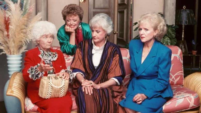 Golden Girls on couch