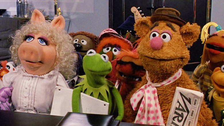 Kermit and the gang in The Muppets Take Manhattan