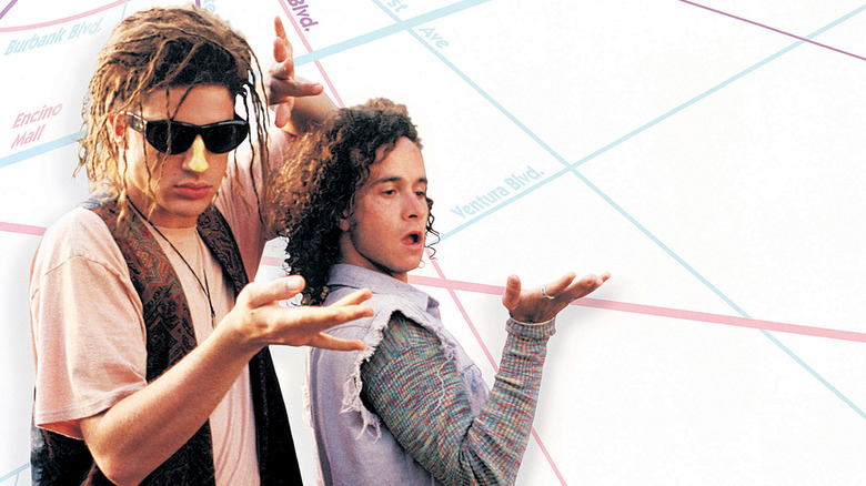 Brendan Fraser and Pauly Shore in Encino Man