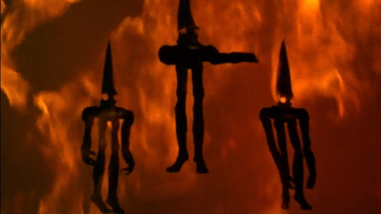 ultraseven aliens in fire