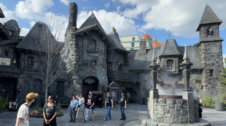 The village of Darkmoor at Epic Universe
