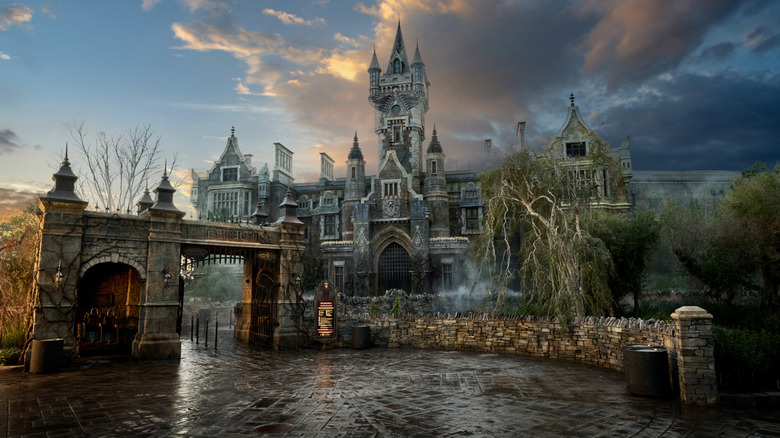 The village of Darkmoor at Epic Universe